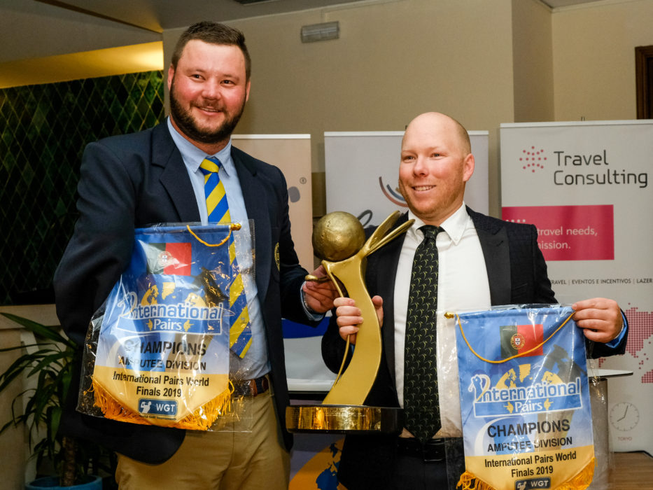 A FIRST FOR AMATEUR GOLF AT THIS YEAR’S INTERNATIONAL PAIRS WORLD FINALS.